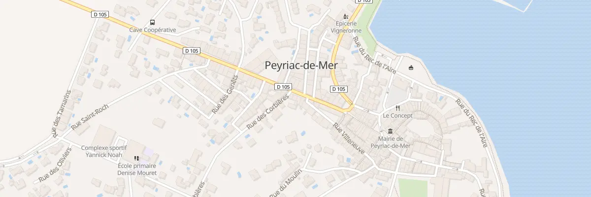 Plan du 11 Rue du Chemin Neuf à Peyriac-de-Mer