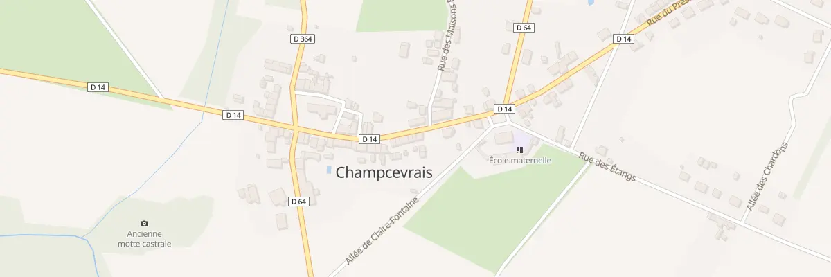 Plan du 11 Rue des Variétés à Champcevrais
