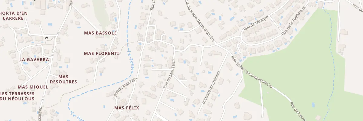 Plan du 1298A Mas Tarter à Sorède