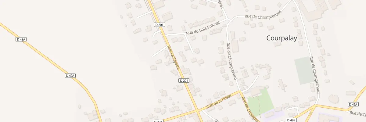 Plan du 4 Rue du Chêne à Courpalay