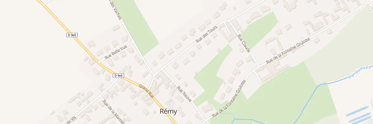 Plan du 6 Rue des Tours à Rémy