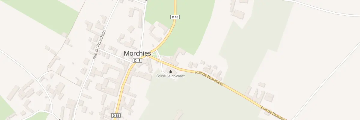 Plan du 4 Rue de Beaumetz à Morchies