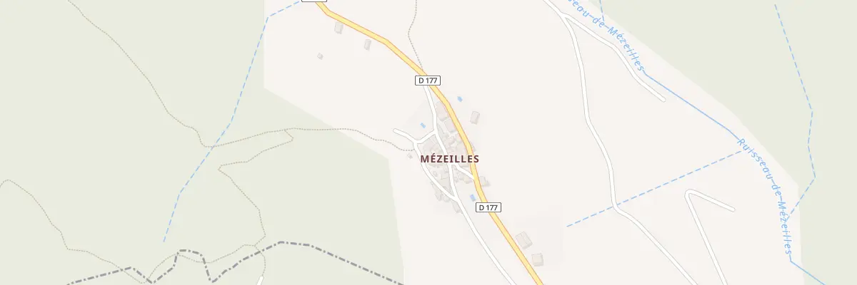 Plan du 5155 Mezeilles à Vieussan