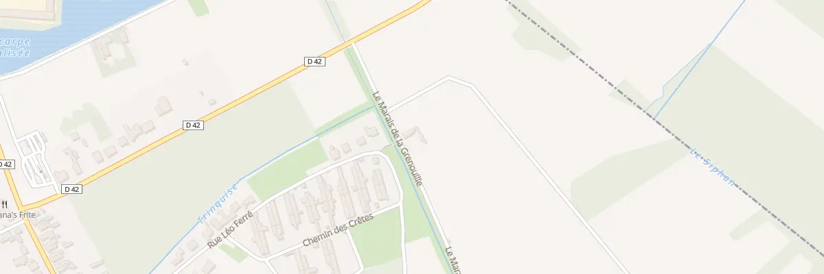 Plan du 43 Rue Léo Ferré à Biache-Saint-Vaast