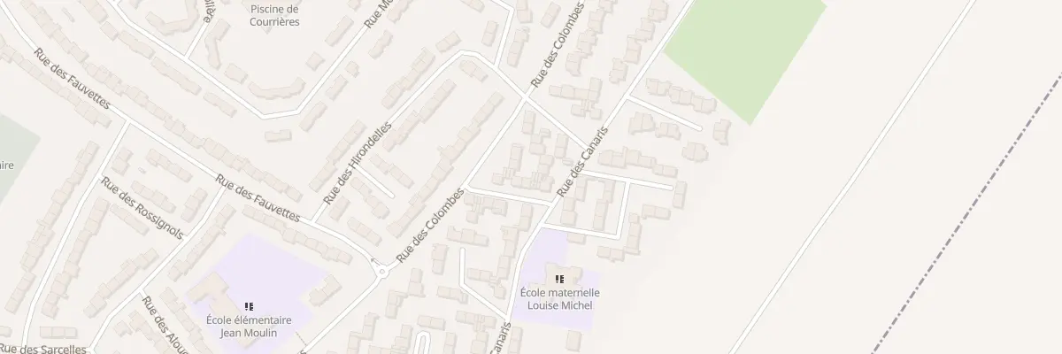 Plan du 5 Rue des Bergeronnettes à Courrières