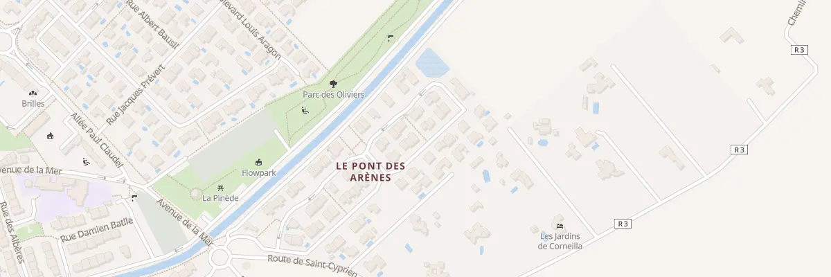 Plan du 9998 Av des Genêts à Corneilla-del-Vercol