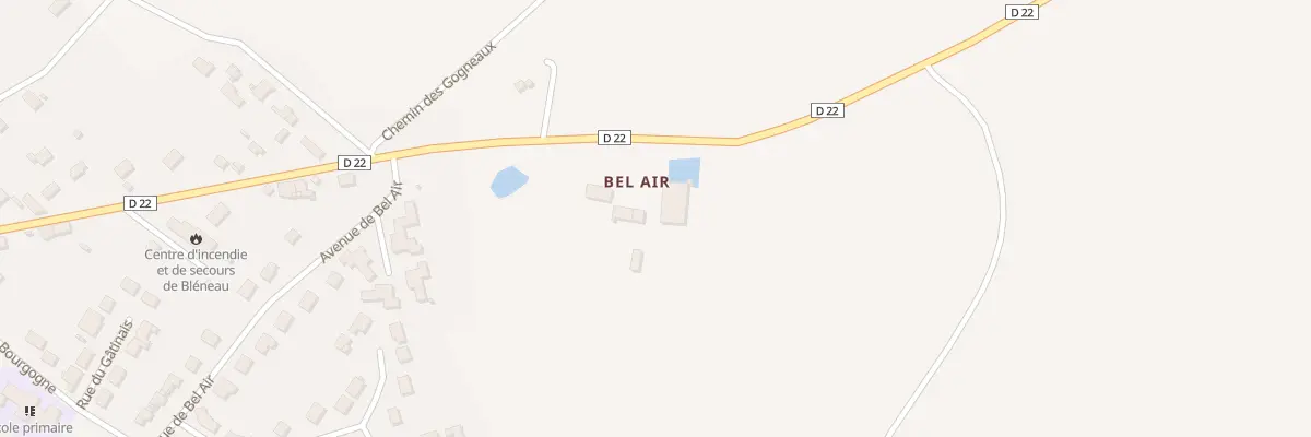 Plan du 50 Bel Air à Bléneau
