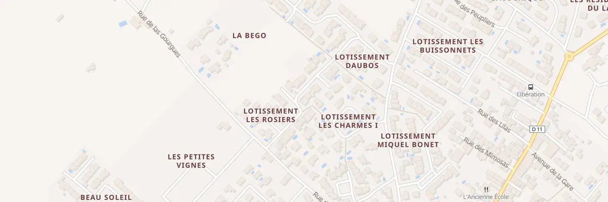 Plan du 18 Lot Les Rosiers à Palau-del-Vidre