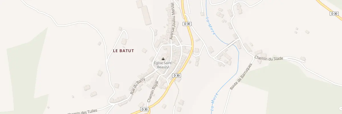 Plan du 56 Pl St Baudile à Saint-Beauzély