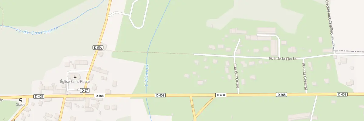 Plan du 4 Che de la Flache à Fontenailles