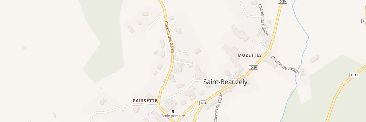 Plan du 5012 Les Gardies à Saint-Beauzély