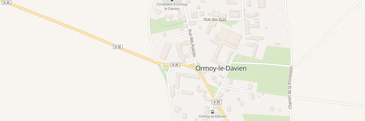 Plan du 2 Rue des Acacias à Ormoy-le-Davien