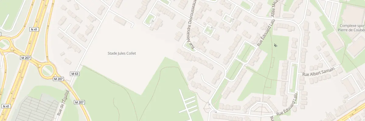 Plan du 38 Rue Alexandre Desrousseaux à Hallennes-lez-Haubourdin