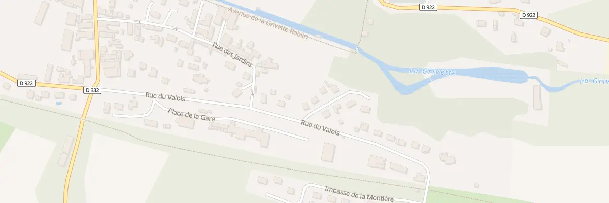 Plan du 1 Rue du Parc à Betz