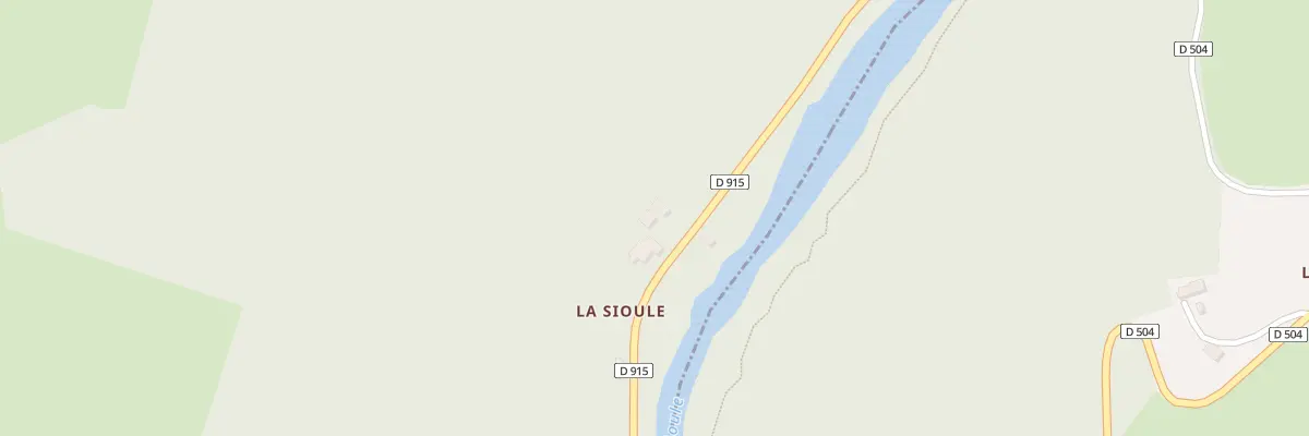 Plan du 2 La Sioule à Servant