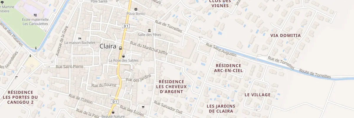 Plan du 32 Rue du Maréchal Joffre à Claira