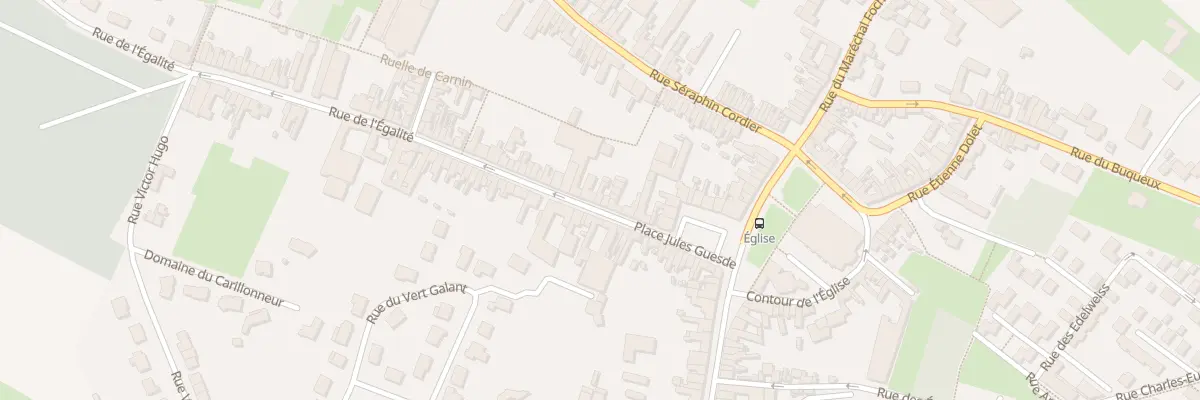 Plan du 12 Rue de l’Egalité à Carvin
