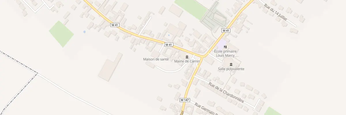 Plan du 3 Rue du Lieutenant Baillet à Carnin