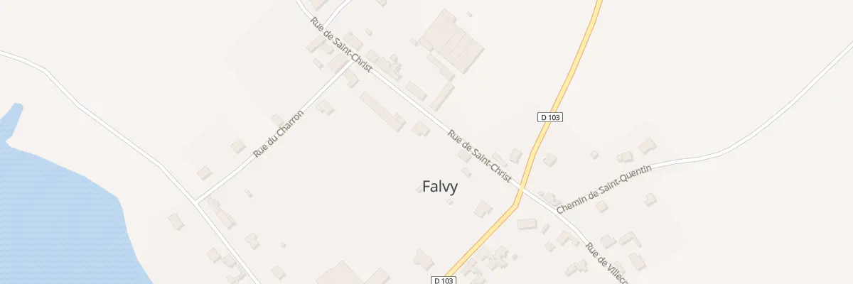 Plan du 3 Rue de Saint-Christ à Falvy