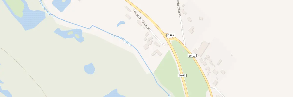 Plan du 34 Rte de Péronne à Doingt