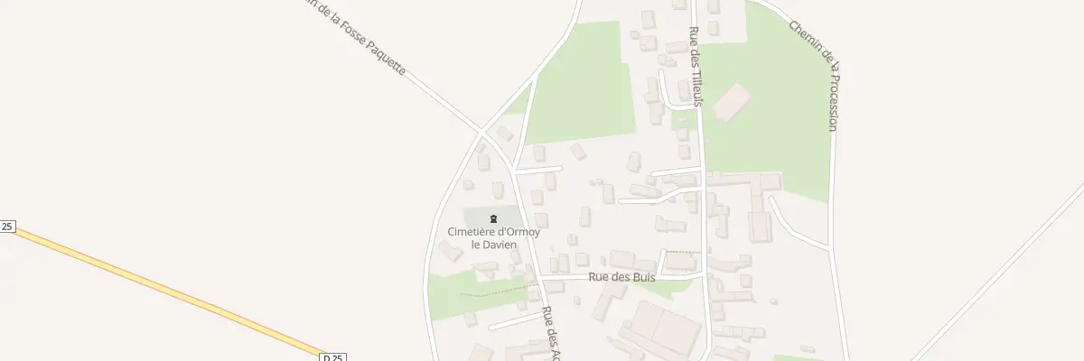 Plan du 9 Rue des Acacias à Ormoy-le-Davien