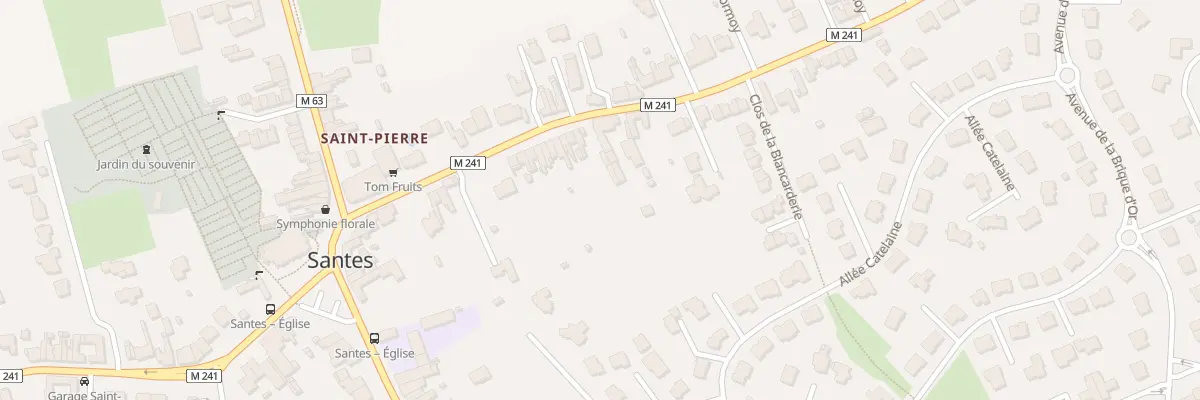 Plan du 58 Rue Marx Dormoy à Santes