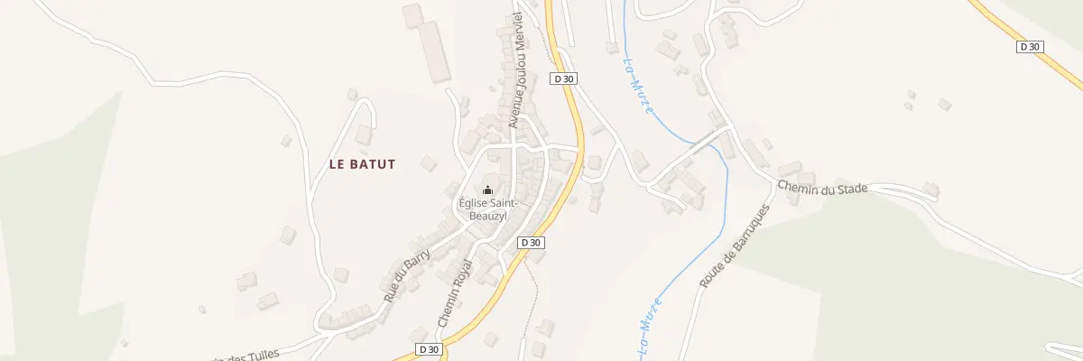 Plan du 5069 Saint Beauzely à Saint-Beauzély