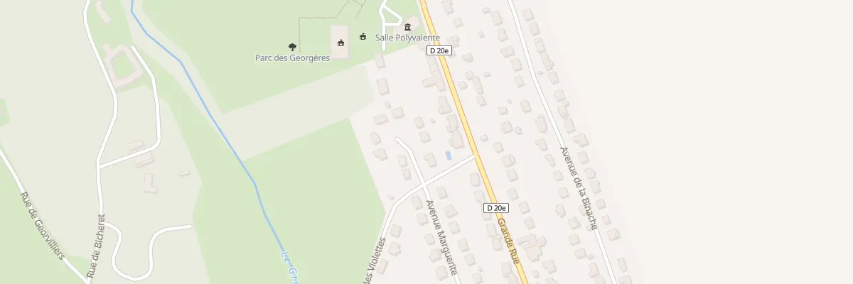 Plan du 4 Rue des Pervenches à Guérard