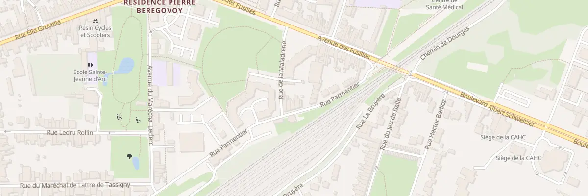 Plan du 519 Rue Parmentier à Hénin-Beaumont