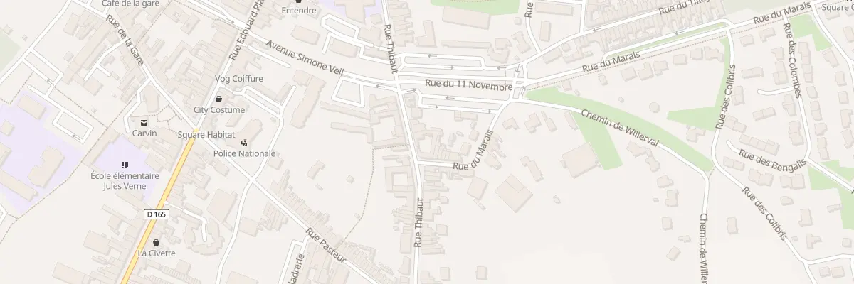 Plan du 37 Rue Thibaut à Carvin