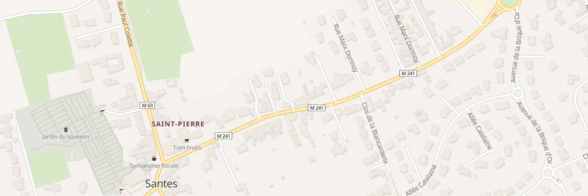 Plan du 59 Rue Marx Dormoy à Santes