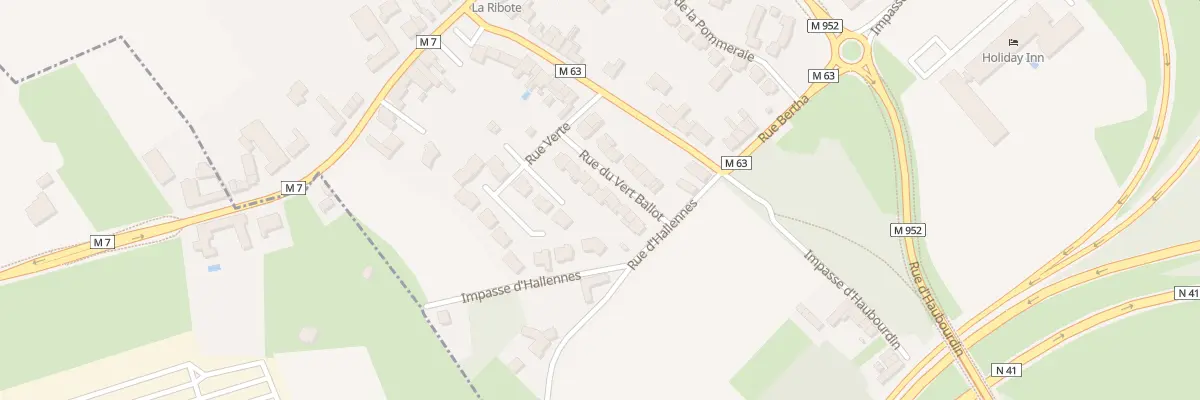 Plan du 9 Rue du Vert Ballot à Englos