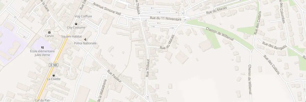 Plan du 41 Rue Thibaut à Carvin