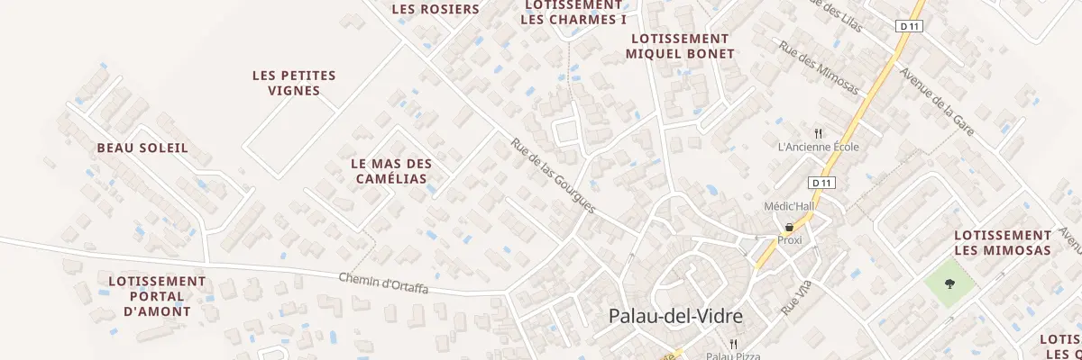 Plan du 7 Che des Gourgues à Palau-del-Vidre