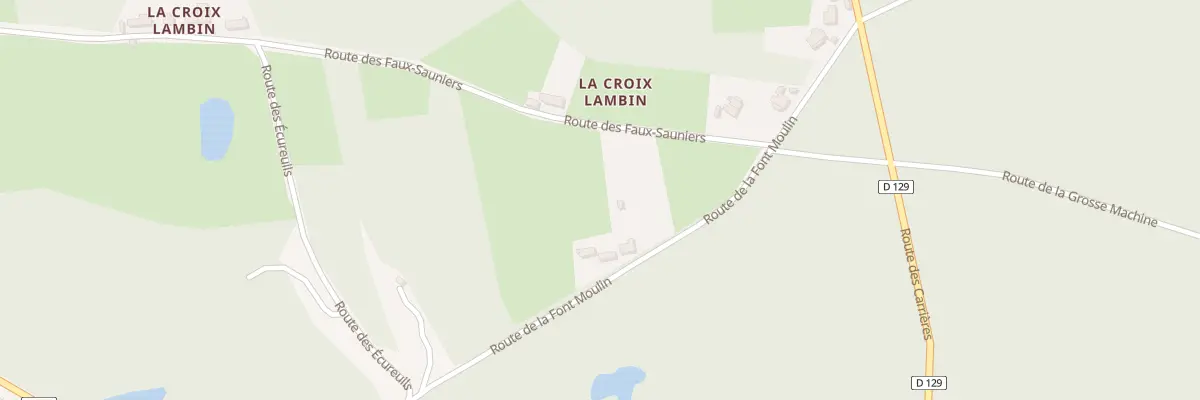 Plan du 7 Rte de la Fontmoulin à Échassières