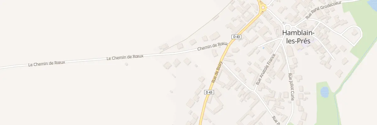 Plan du 5 Che de Pelves à Hamblain-les-Prés