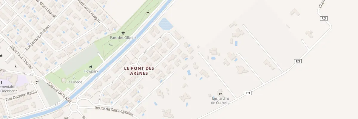 Plan du 36 Av des Genêts à Corneilla-del-Vercol