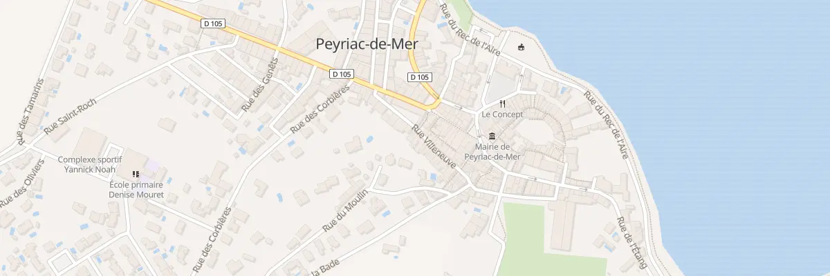 Plan du 35 Rue Villeneuve à Peyriac-de-Mer