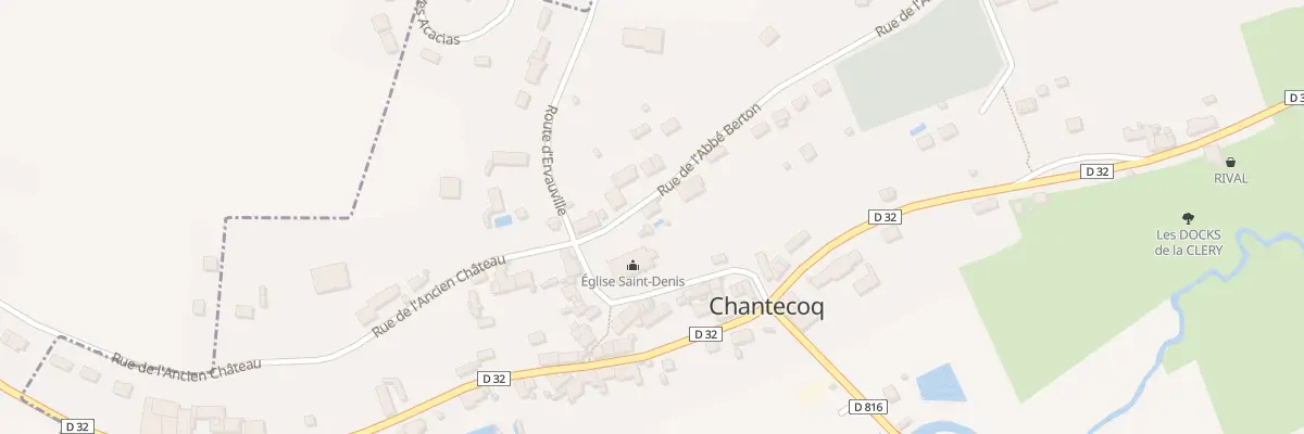 Plan du 44 Rue de l’Abbe Berton à Chantecoq