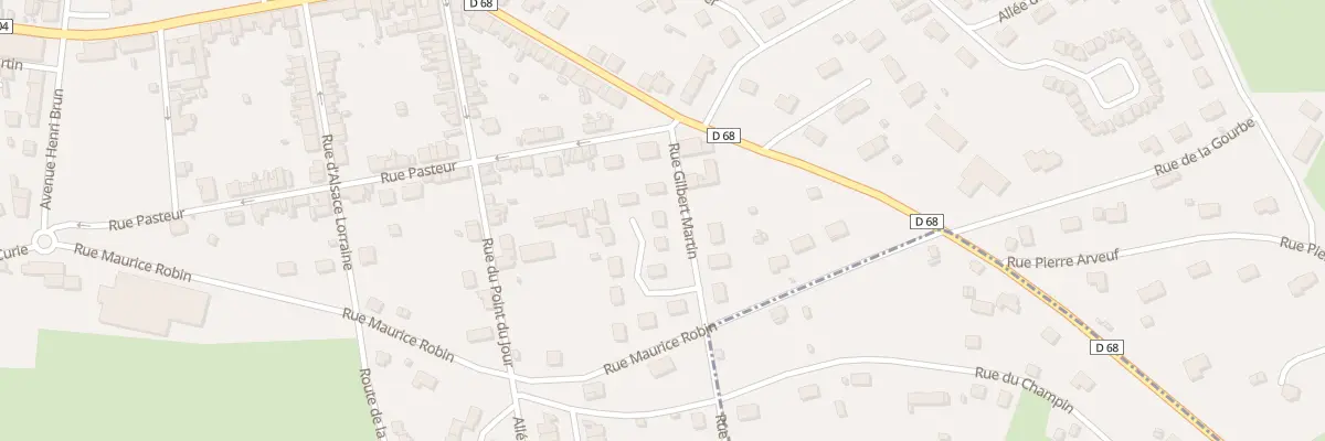 Plan du 8 Imp Gilbert Martin à Montmarault