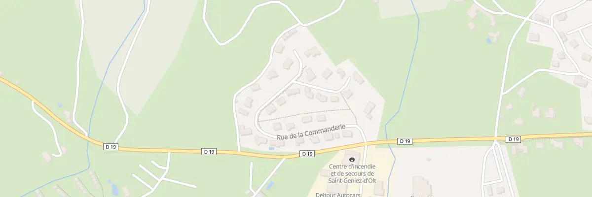 Plan du 16 Rue de la Commanderie à Saint Geniez d’Olt et d’Aubrac