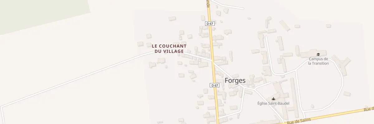 Plan du 63 Rue de Mauperthuis à Forges