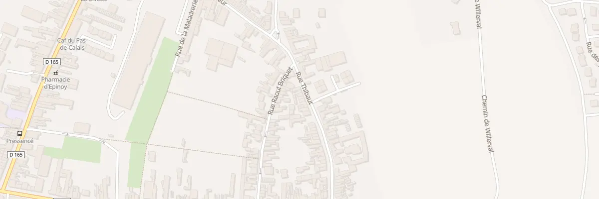 Plan du 64 Rue Thibaut à Carvin