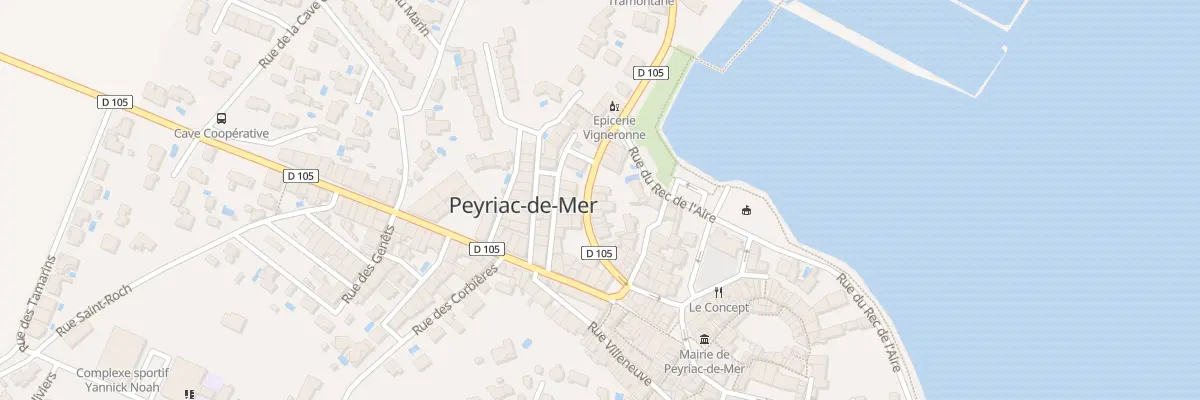 Plan du 22 Rue des Salins à Peyriac-de-Mer
