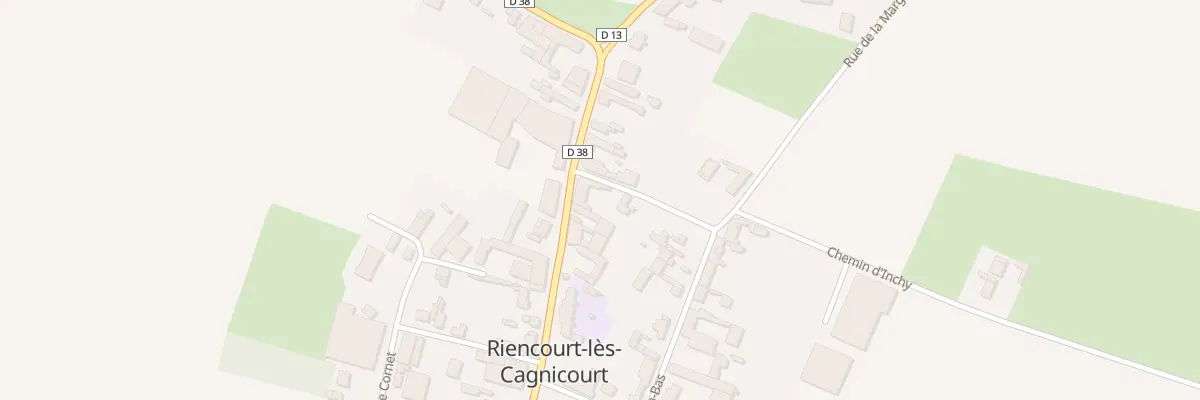 Plan du 13 Rue de Clichy à Riencourt-lès-Cagnicourt