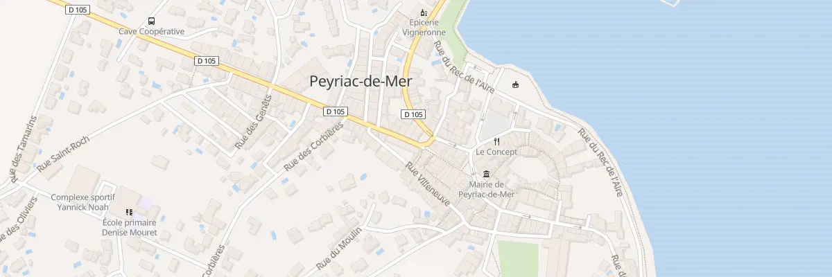 Plan du 2 Rue du Chemin Neuf à Peyriac-de-Mer
