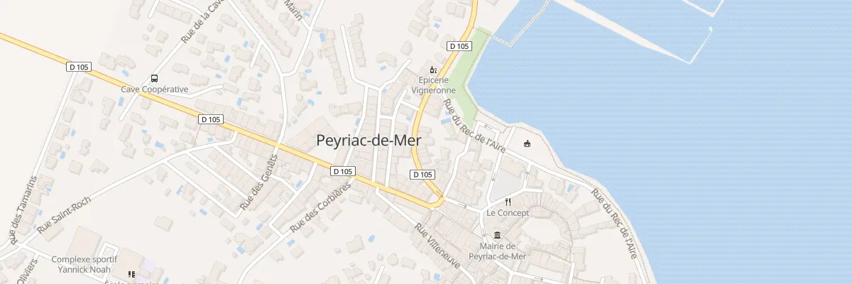 Plan du 20 Rue des Salins à Peyriac-de-Mer