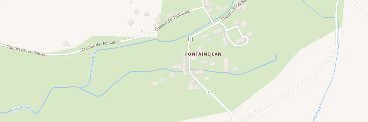 Plan du 5344 Fontainejean à Saint-Maurice-sur-Aveyron