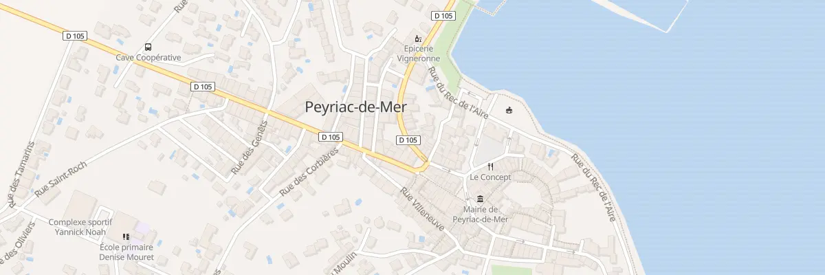 Plan du 10 Rue des Salins à Peyriac-de-Mer