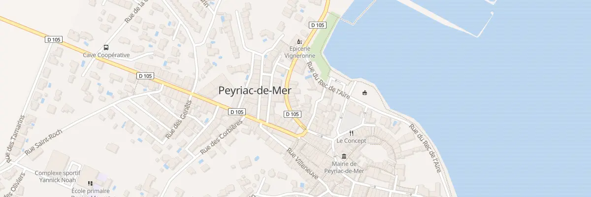 Plan du 16 Rue des Salins à Peyriac-de-Mer